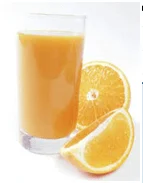 jugo de naranja materia prima
