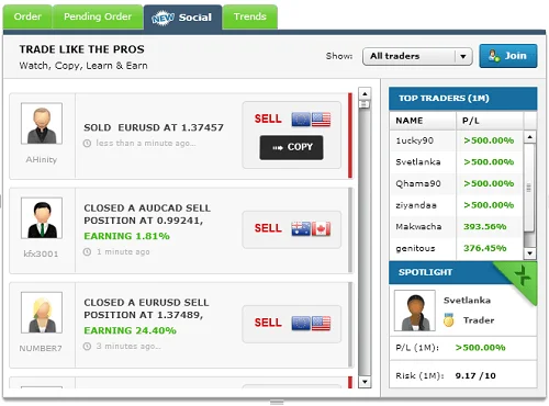 red social trading Trade24
