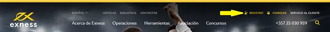 pagina inicio exness
