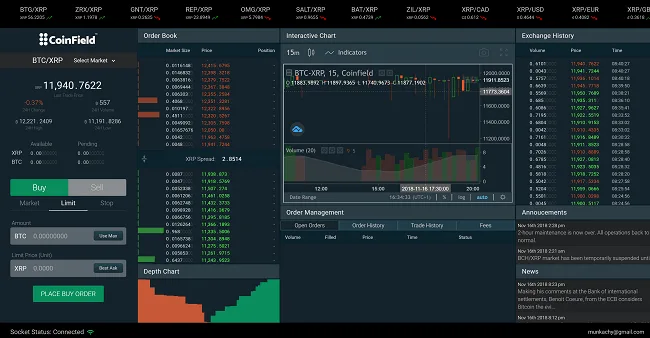 plataforma coinfield