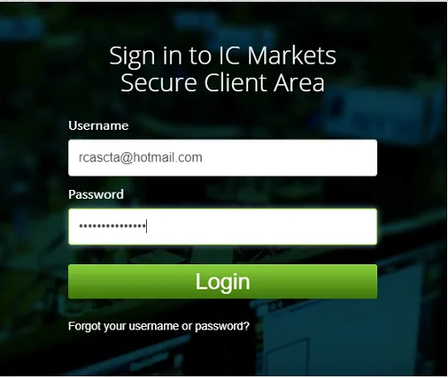 acceso cuenta icmarkets
