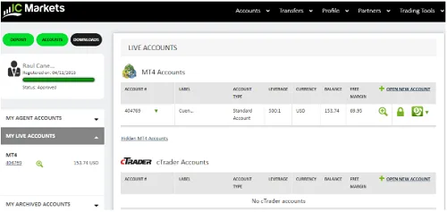 Descarga de plataforma MT4 en ICMarkets