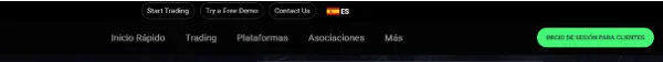 menu inicio icmarkets