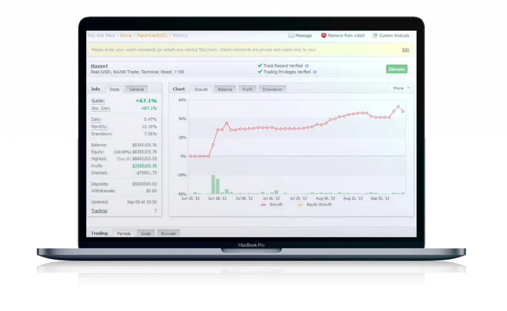 Servicio de Mirror Trading AutoTrade de FPMarkets 27 plataforma Autotrade de FPMarkets