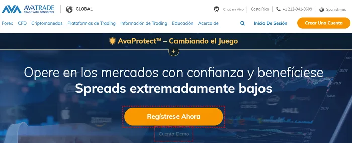 Apertura de una cuenta con Avatrade