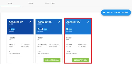 Tutorial de Pepperstone - Guía Para Operadores Forex 14 Cuenta nueva real de Pepperstone