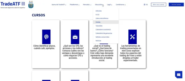 Global TradeATF: Análisis de Esta Plataforma de Trading 4 Cursos del broker Trade ATF