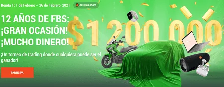 Promoción de 12° aniversario de FBS - Torneo de Trading 22 Promoción 12 Aniversario de FBS