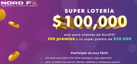 Super Lotería del broker NordFX