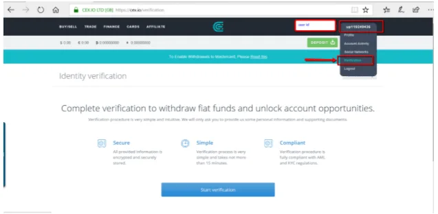 ¿Cómo Comprar Bitcoin en el Intercambio CEX.io? 5 verificacion cuenta