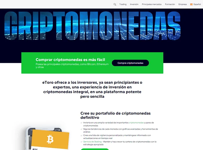 plataforma etoro cripto