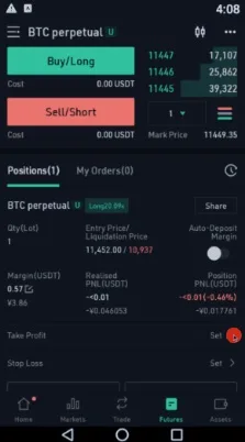 App de Kukoin para Android