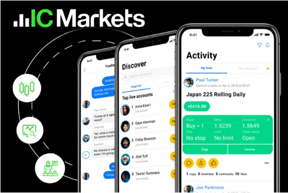 Plataforma de copytrading IC Social de ICMarkets