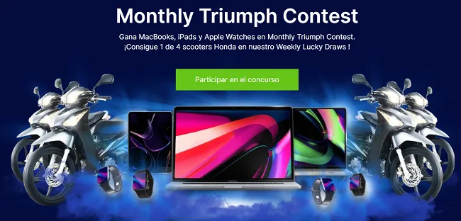 Concurso de trading Monthly Triumph Contest de JustMarkets