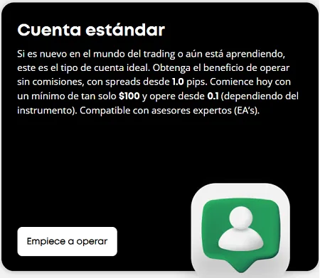 Tipos de Cuentas de Eightcap - Broker ECN de Forex 6 cuenta estandar eightcap