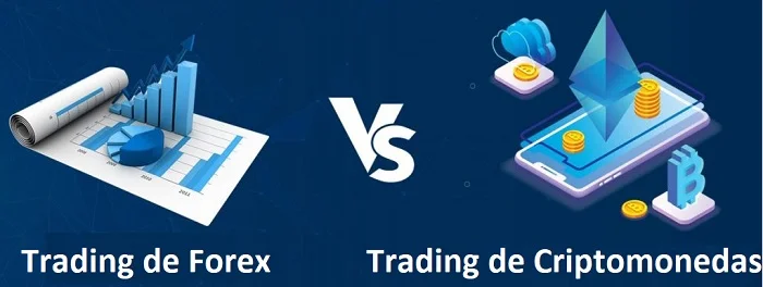Trading de Forex vs cripto