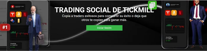 Plataforma Tickmill Copy Trading