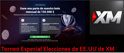 Megacompetición de Trading de XM: Especial elecciones de EE.UU 18 Megaconcurso Elecciones EE.UU de XM