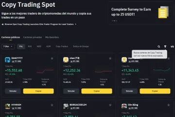 Plataforma de Copytrading de Binance - Análisis Completo 3 Copytrading de Binance