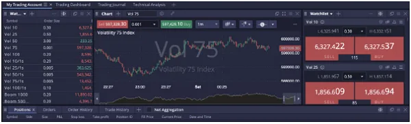 Tutorial del Broker Deriv.com 8 Plataforma de trading Deriv X
