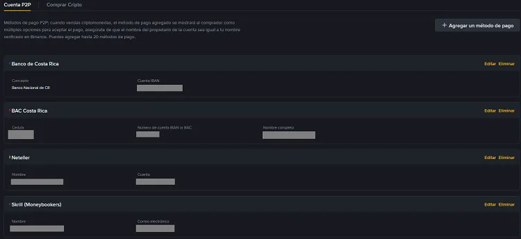 Guía de Binance P2P - ¿Qué es y cómo funciona? 6 metodos pago binance p2p