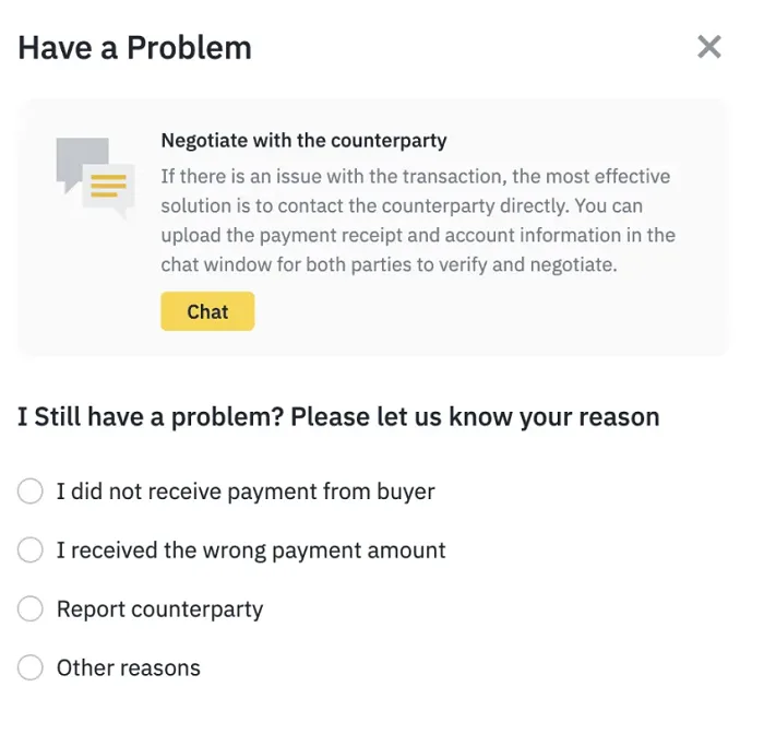 Guía de Binance P2P - ¿Qué es y cómo funciona? 7 resolucion disputa binance p2p