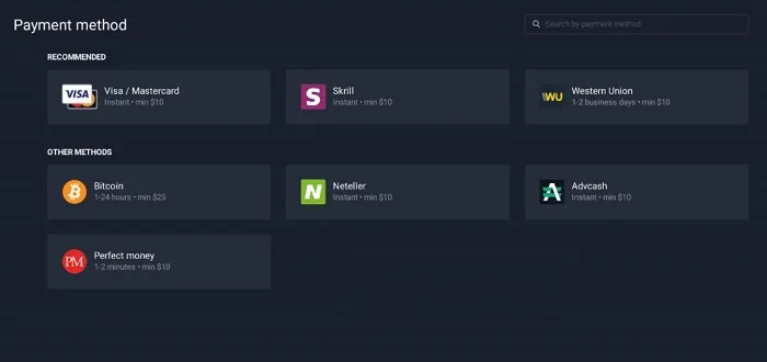 Tipos de Cuentas de IQ Option - Características y Proceso de Apertura 5 deposito fondos iqoption