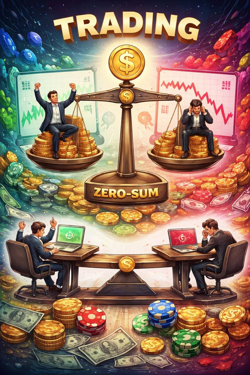 El trading como juego de suma cero