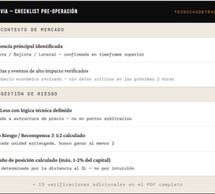 Descarga de Checklist Pre-Operación Para Traders Profesionales 5 Checklist de pre trading gratuito