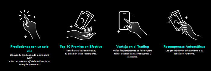 Concurso de Non Farm Payrolls de PU Prime 3 torneo nfp como participar